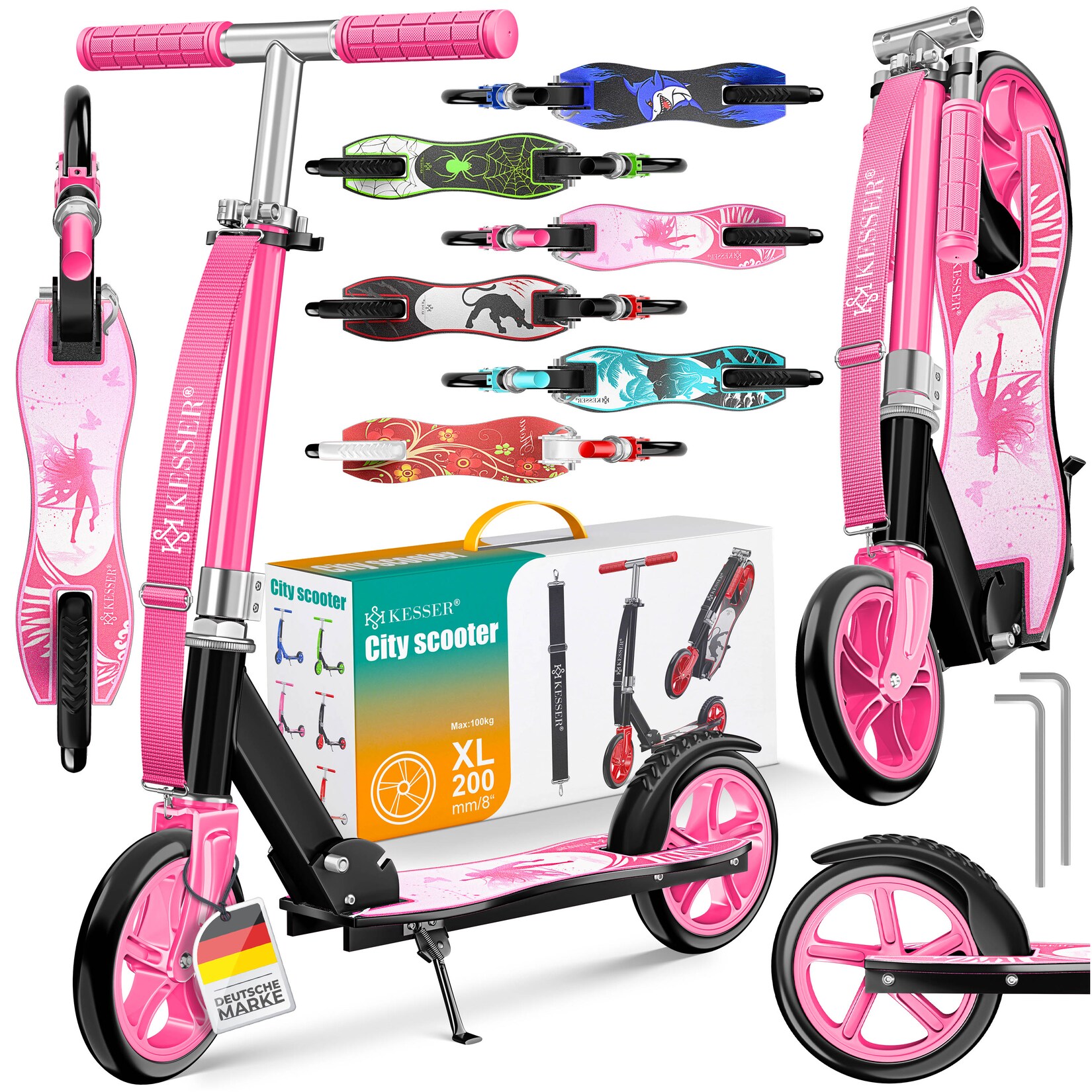 ® Scooter Roller Kinderroller Cityroller Tretroller Kickroller Kickscooter Stuntscooter klappbar