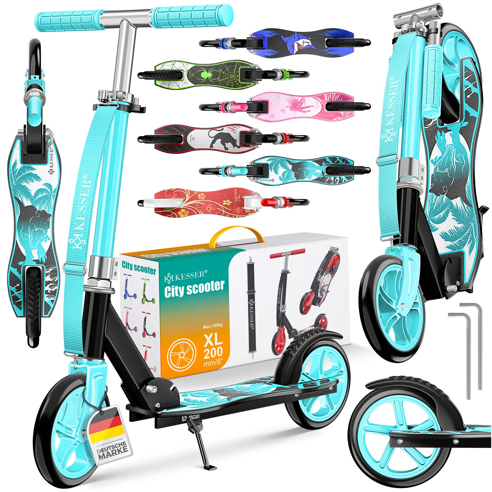 ® Scooter Roller Kinderroller Cityroller Tretroller Kickroller Kickscooter Stuntscooter klappbar