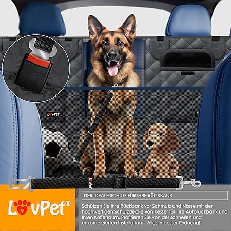 LovPet® 2in1 Hundedecke für Auto Rückbank & Kofferraum mit Seitenschutz und  Sichtfenster Kofferraumschutz - Wasserabweisende Hunde Autoschondecke  Universal Autoschutzdecke Autodecke Rücksitz bei Marktkauf online bestellen