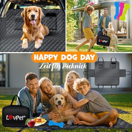 LovPet® 2in1 Hundedecke für Auto Rückbank & Kofferraum mit Seitenschutz und  Sichtfenster Kofferraumschutz - Wasserabweisende Hunde Autoschondecke  Universal Autoschutzdecke Autodecke Rücksitz bei Marktkauf online bestellen