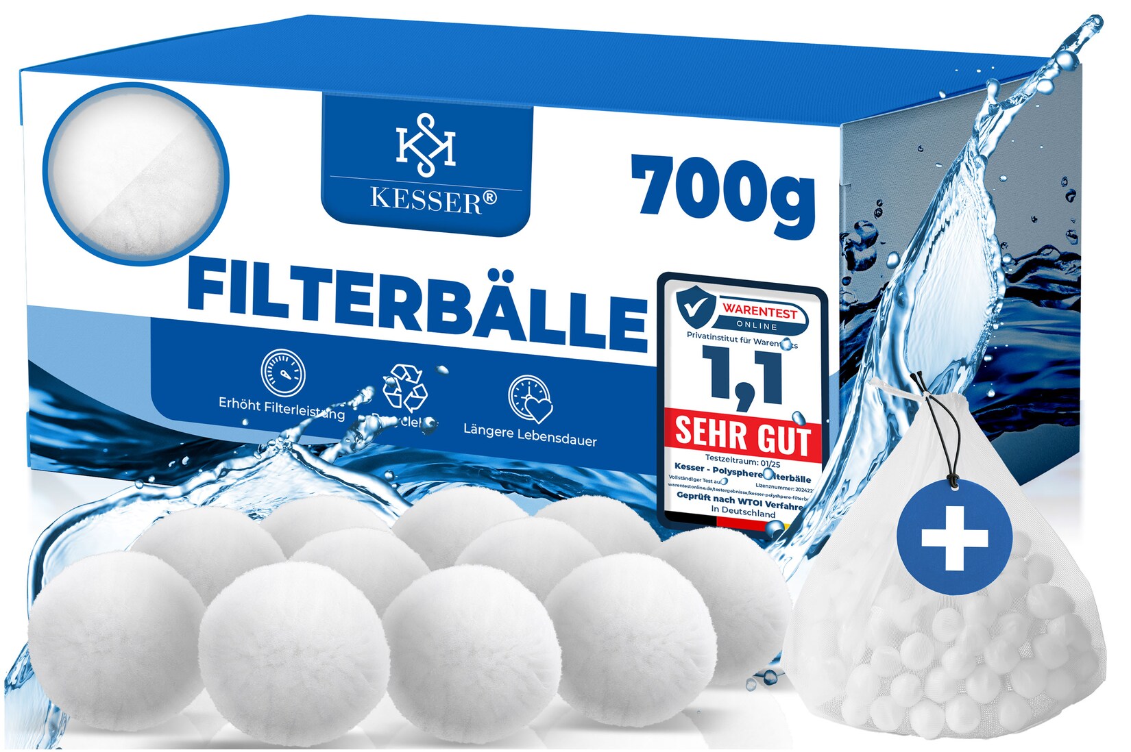 ® Polysphere Filterbälle Filter Sandfilteranlage  ersetzen 25kg Filtersand Zubehör Ersatz Poolfilter Filteranlage