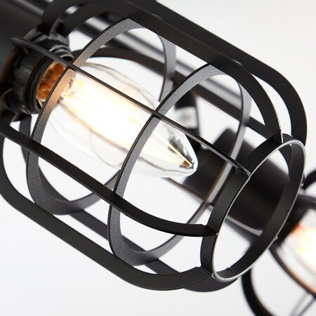 BRILLIANT Lampe, Spacid bei schwarz, online 4x bestellen Marktkauf 4flg E14, 40W,Tropfenlampen D45, sand Spotrohr enthalten) Metall, (nicht