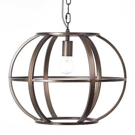 BRILLIANT Lampe, Basia Pendelleuchte 48cm schwarz stahl, Metall, 1x A60, E27,  40W,Normallampen (nicht enthalten) bei Marktkauf online bestellen