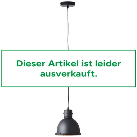 korund, A60, 1x 21cm bei 42W,Normallampen BRILLIANT Lampe, (nicht schwarz Metall, online enthalten) Marktkauf bestellen E27, Kiki Pendelleuchte