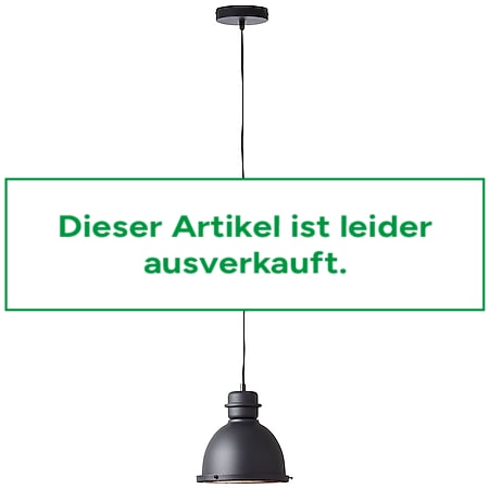 BRILLIANT Lampe, Kiki Pendelleuchte 21cm schwarz korund, Metall, 1x A60, E27,  42W,Normallampen (nicht enthalten) bei Marktkauf online bestellen