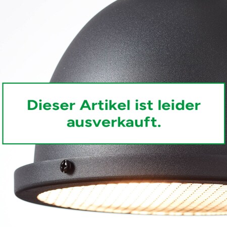 Lampe, 21cm schwarz Kiki 1x korund, BRILLIANT E27, (nicht 42W,Normallampen A60, enthalten) online Marktkauf bei Pendelleuchte bestellen Metall,