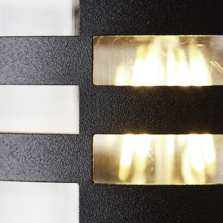BRILLIANT Lampe, Venlo Außenwandleuchte schwarz matt, Edelstahl/Kunststoff,  1x A60, E27, 40W,Normallampen (nicht enthalten) bei Marktkauf online  bestellen