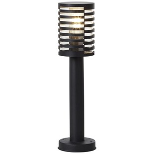 BRILLIANT Lampe, Venlo Außensockelleuchte 50cm schwarz matt, Edelstahl/Kunststoff, 1x A60, E27, 40W,Normallampen (nicht enthalten) 