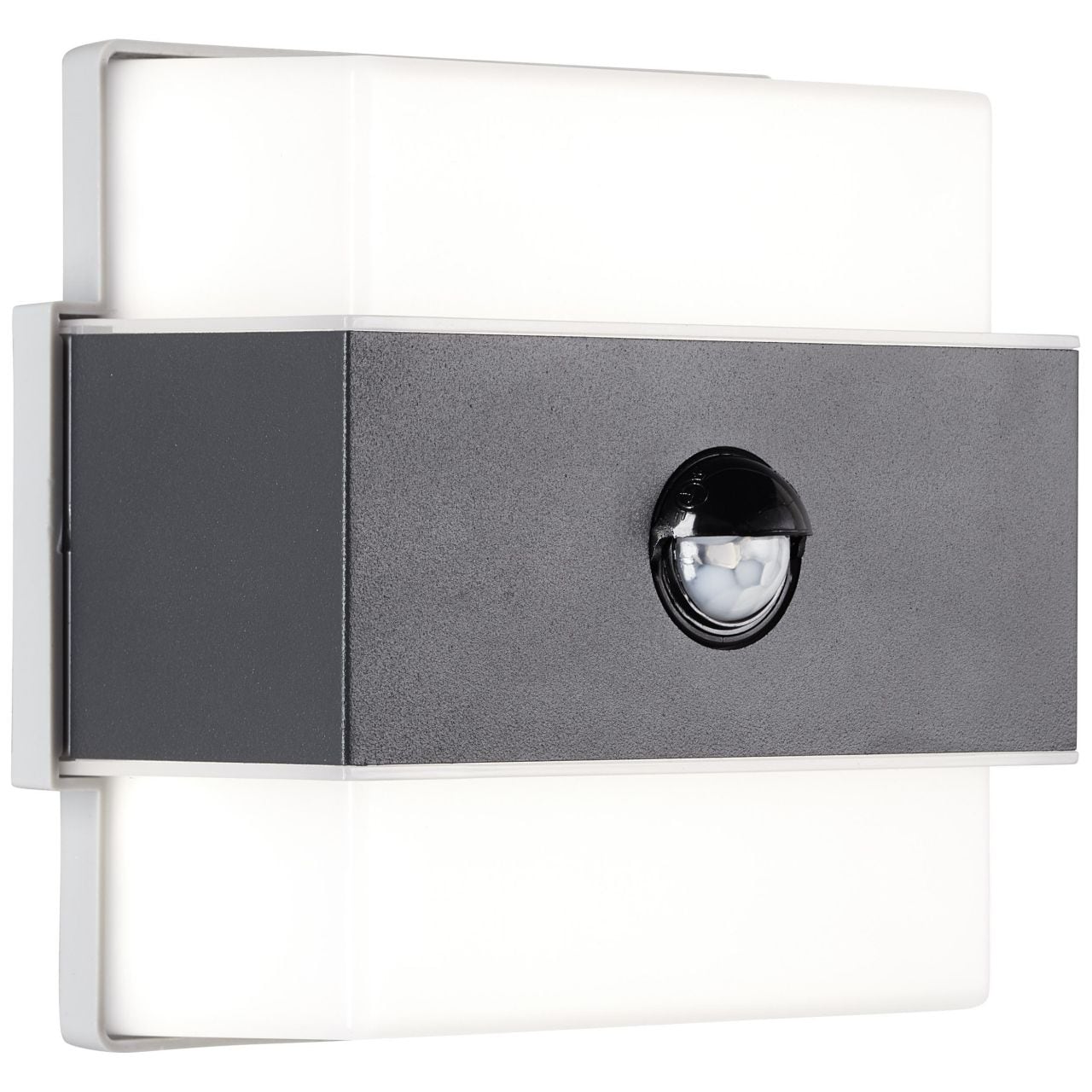 BRILLIANT Lampe, Archie LED Au&szlig;enwandleuchte Bewegungsmelder anthrazit, Metall/Kunststoff, 1x 7.5W LED integriert, (650lm, 4000K), A 