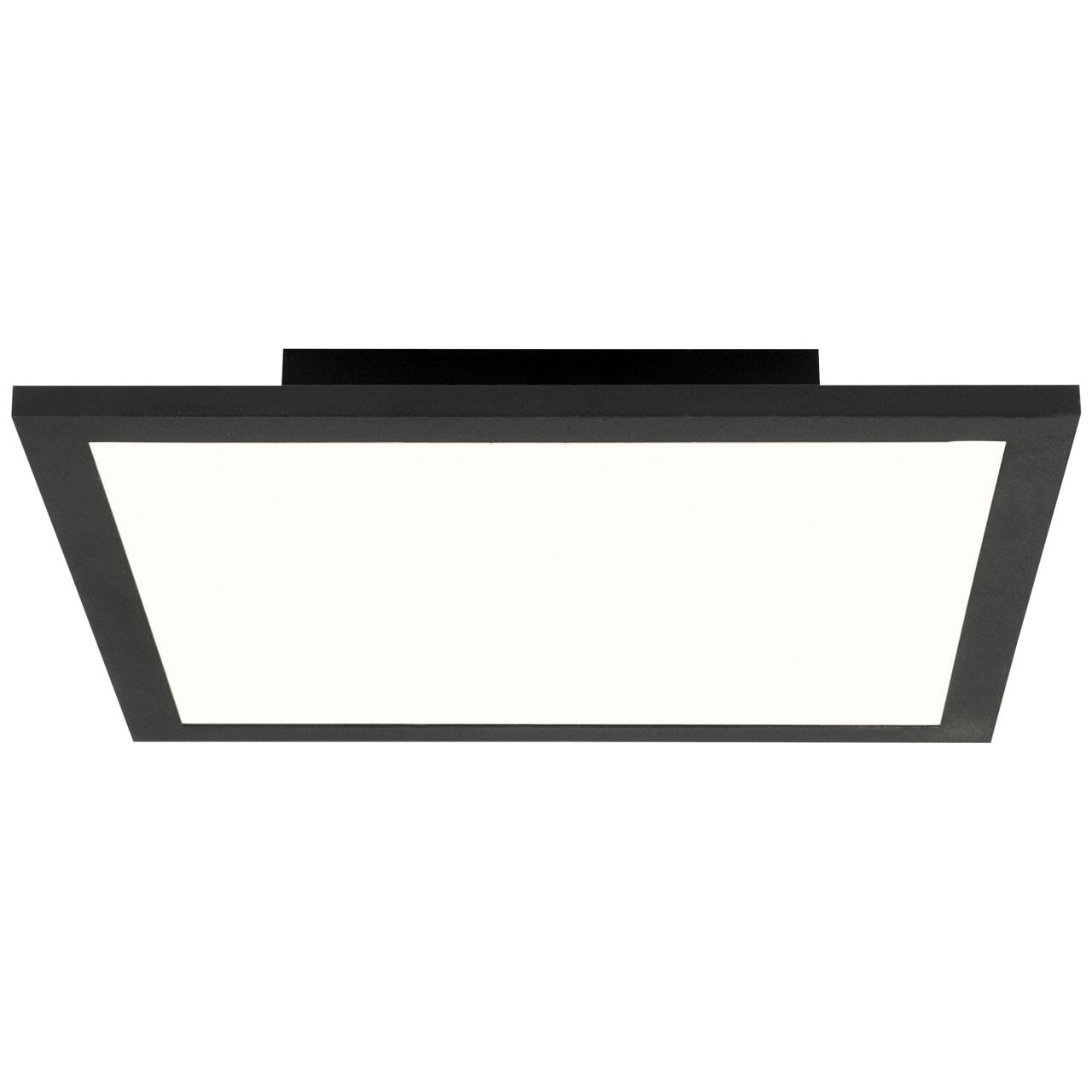 BRILLIANT Lampe, Buffi LED Deckenaufbau-Paneel 30x30cm sand schwarz, Metall/Kunststoff, 1x 18W LED integriert, (2340lm, 4000K), A+ 