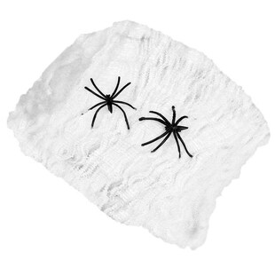 Dehnbares Spinnennetz, Dekoration - Halloween 