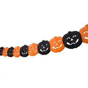 Girlande mit Kürbissen, Dekoration - Halloween 