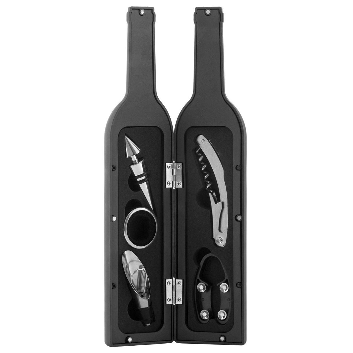 Wein-Zubeh&ouml;rset in Flaschenoptik InnovaGoods 5 St&uuml;cke 