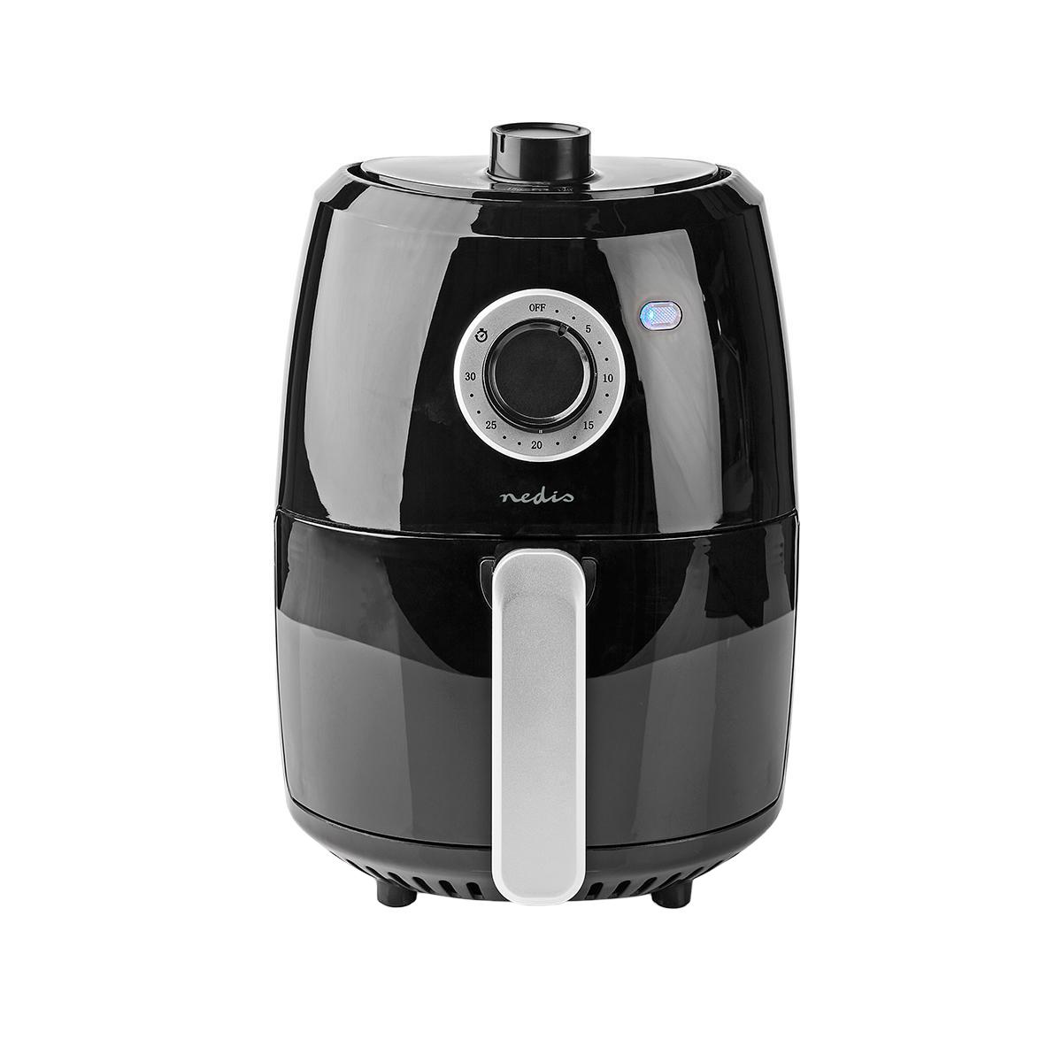 Hei&szlig;luftbraten | 2,4 l | Timer: 30 min | Analog | Aluminium / Schwarz 