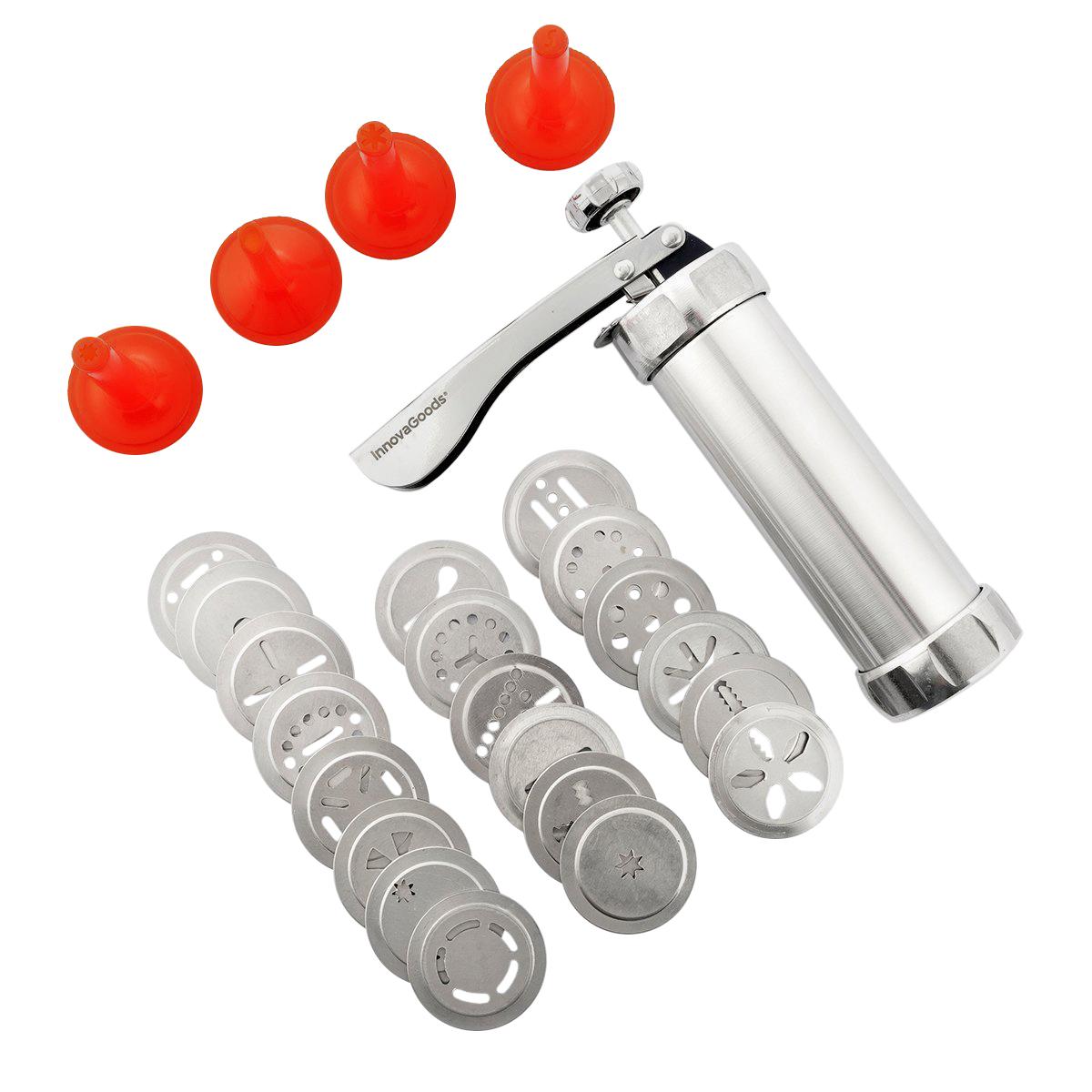 2 in 1 Pl&auml;tzchenbackautomat und Spritzbeutel Prekies InnovaGoods 