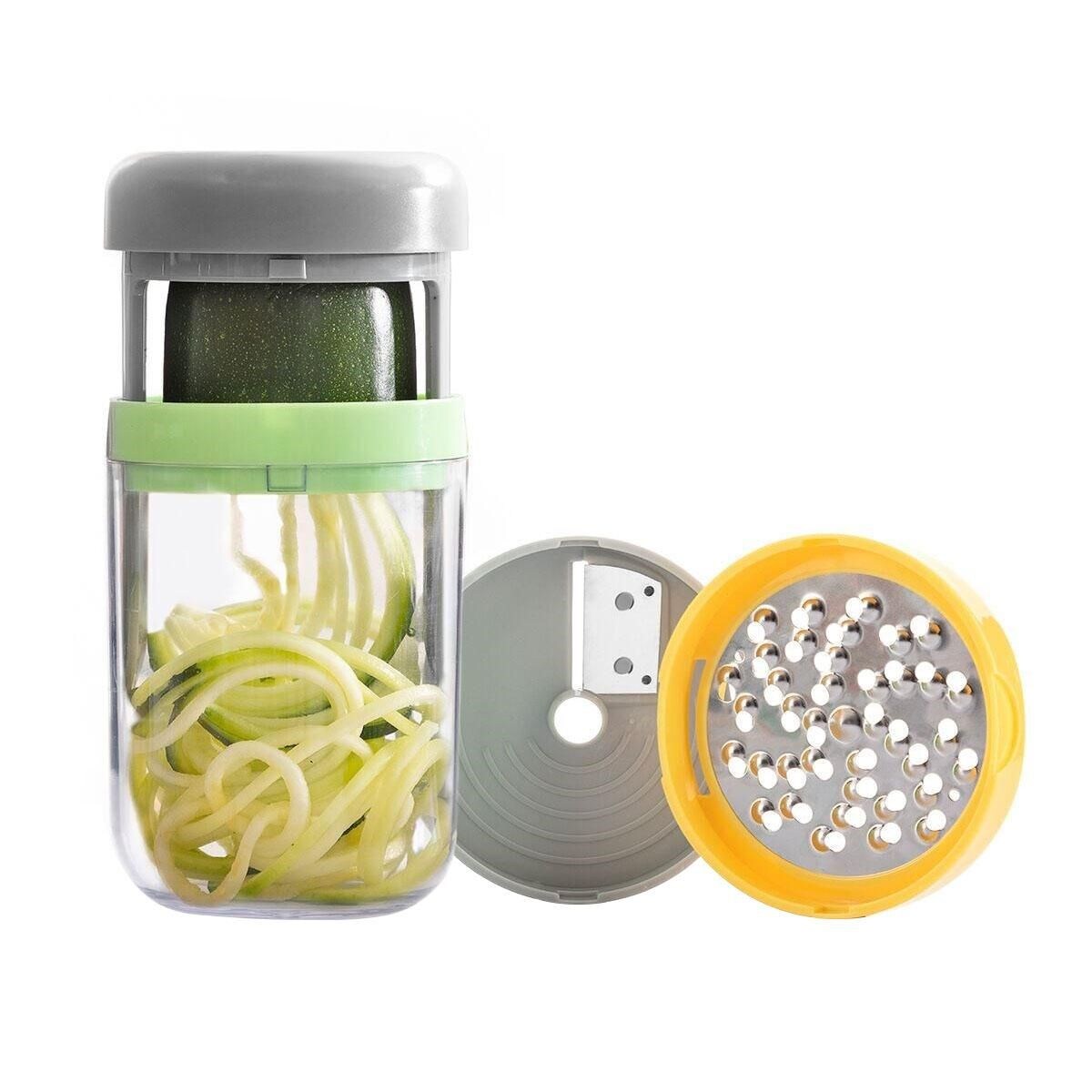 Gemüse -Spiralschneider und -Reibe mit Rezepten Vigizer InnovaGoods