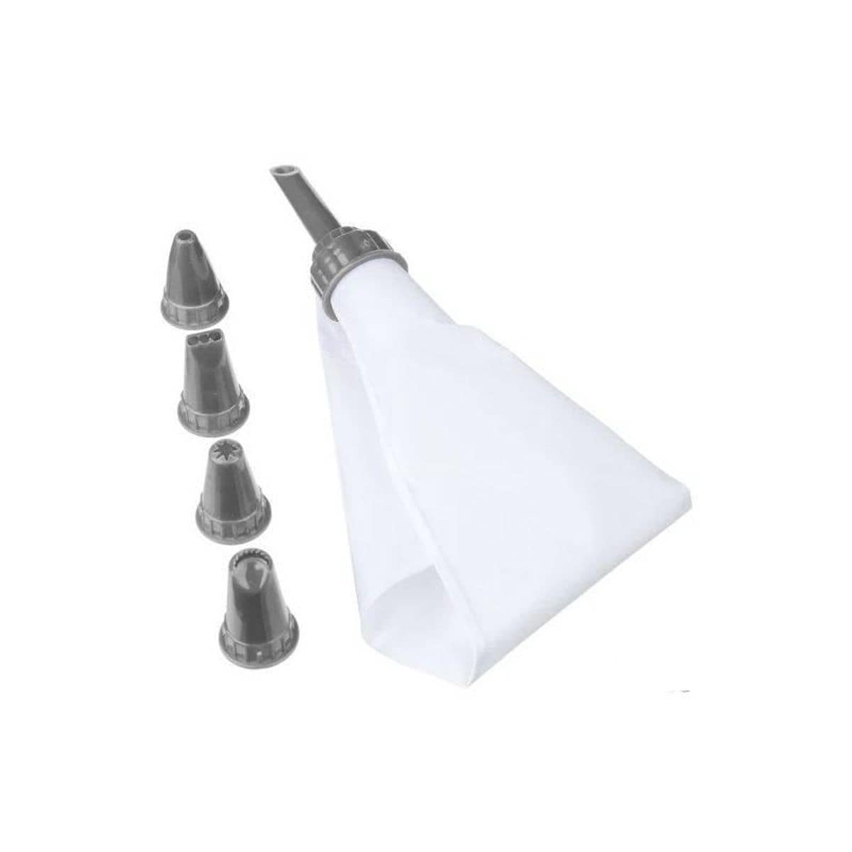 Spritzset - 1 Spritzbeutel und 5 Spritzarten 