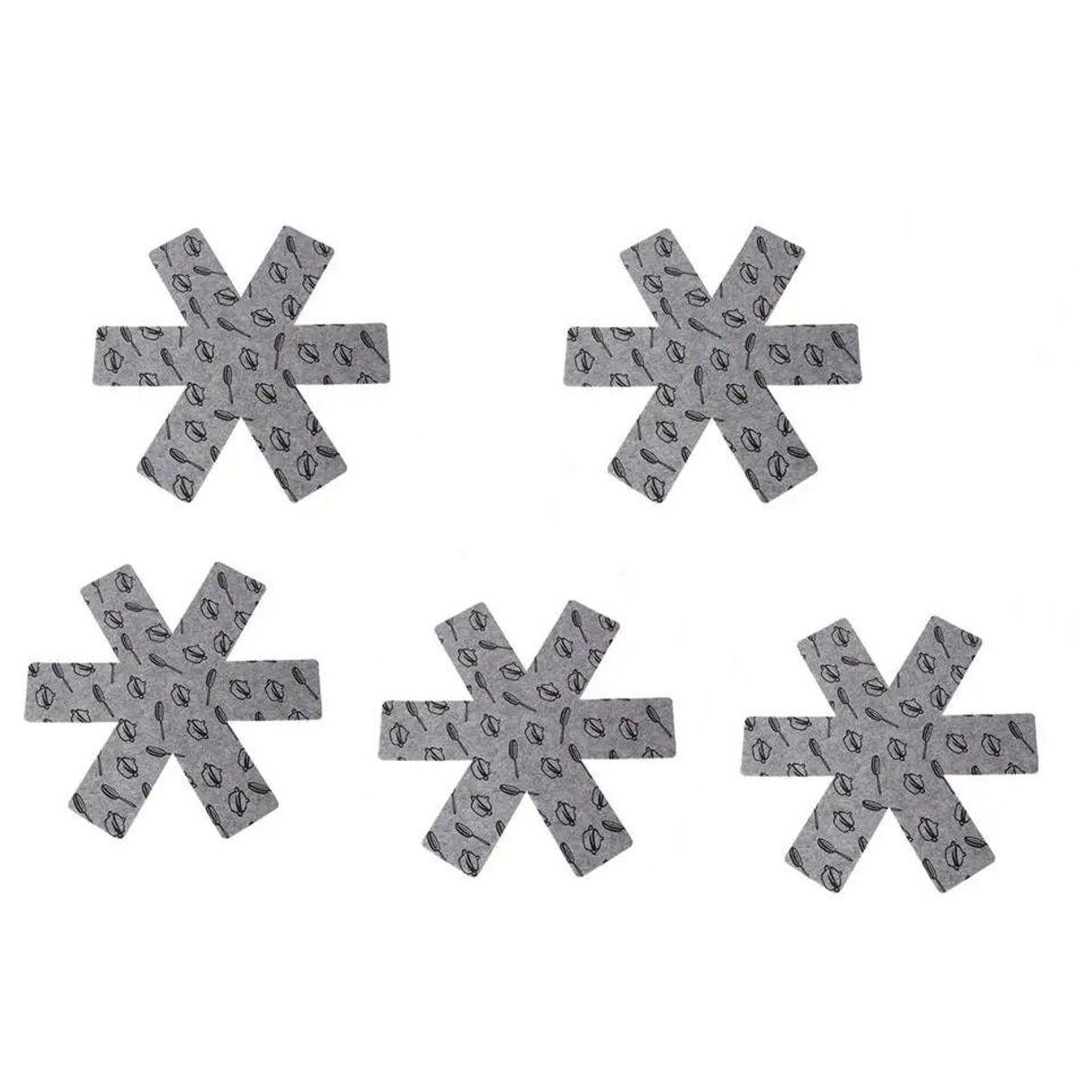 Topf-/Bratpfannenschutz 38 cm, 5er-Pack