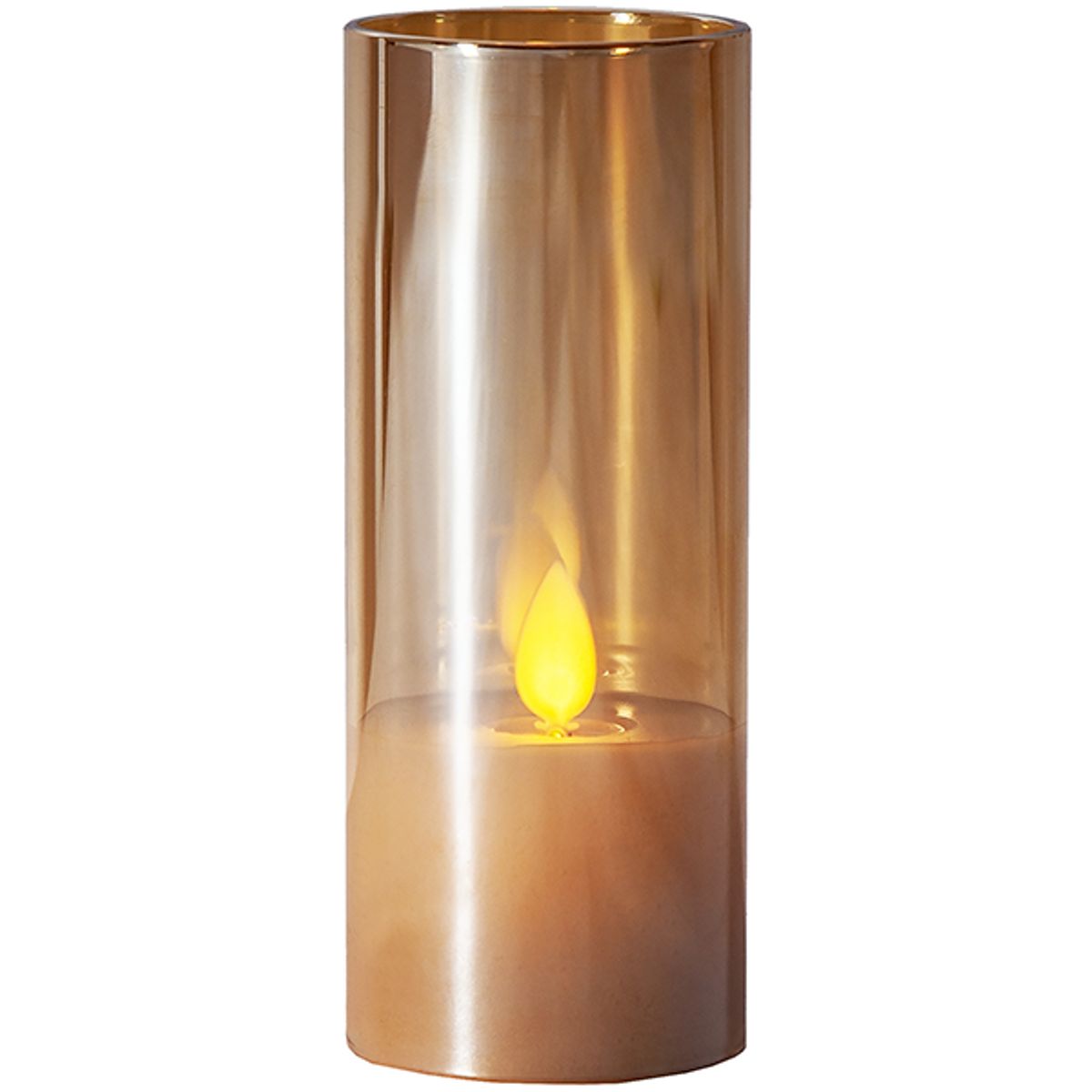 Star Trading LED Windlicht ,M-Twinkle' mit Flackereffekt , Batterie Timer , 12 ,5cm 