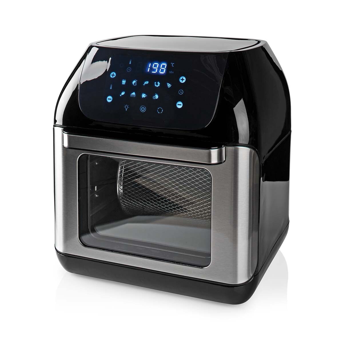 Heißluft Friteuse      Timer: 60 min   Anzahl voreingestellter Programme: 9   Digital   Schwarz