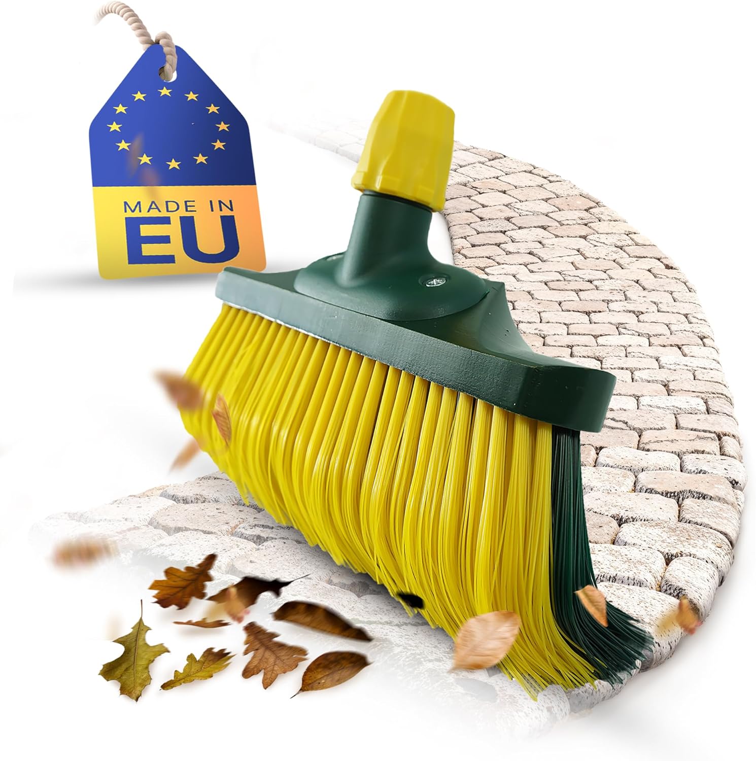 Besenkopf Krallenbesen Set 30 cm Holz gebogenen Borsten Besenaufsatz Besen Broom Head Ersatzteil Ersatzkehrteil (1 , 30 cm Ersatzkopf) 