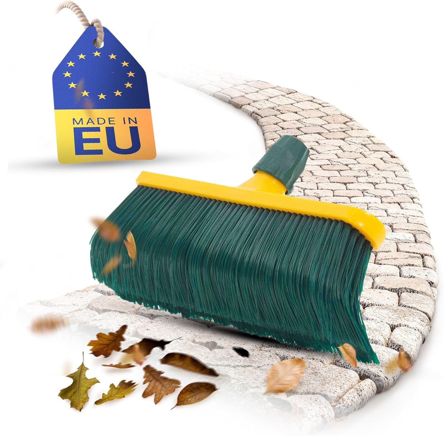 Besenkopf Krallenbesen Set 30 cm Kunststoff gebogenen Borsten Besenaufsatz Besen Broom Head Ersatzteil Ersatzkehrteil (1 , 30 cm Ersatzkopf) 