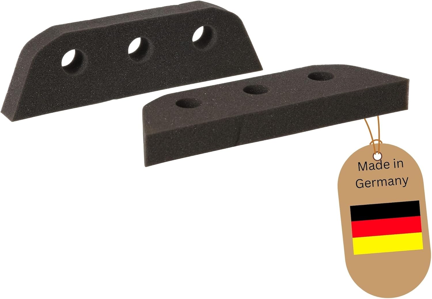 2X Schaumstoffbesen Ersatzschwamm Besenkopf Klein Friseurbesen Schwarz Noppenbesen Hundehaarentferner Broom Parkett Besen f&uuml;r Drinnen Teppichbesen Bodenabzieher Haushaltsbesen Wunderbesen 