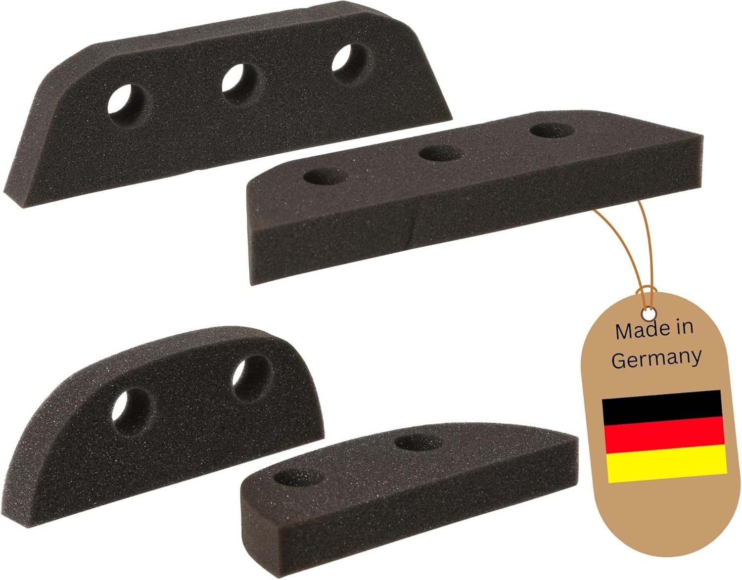 2X Schaumstoffbesen Ersatzschwamm f&uuml;r Handfeger und 2X Besenkopf Friseurbesen Schwarz Noppenbesen Hundehaarentferner Besen f&uuml;r Drinnen Teppichbesen Bodenabzieher Haushaltsbesen Wunderbesen 