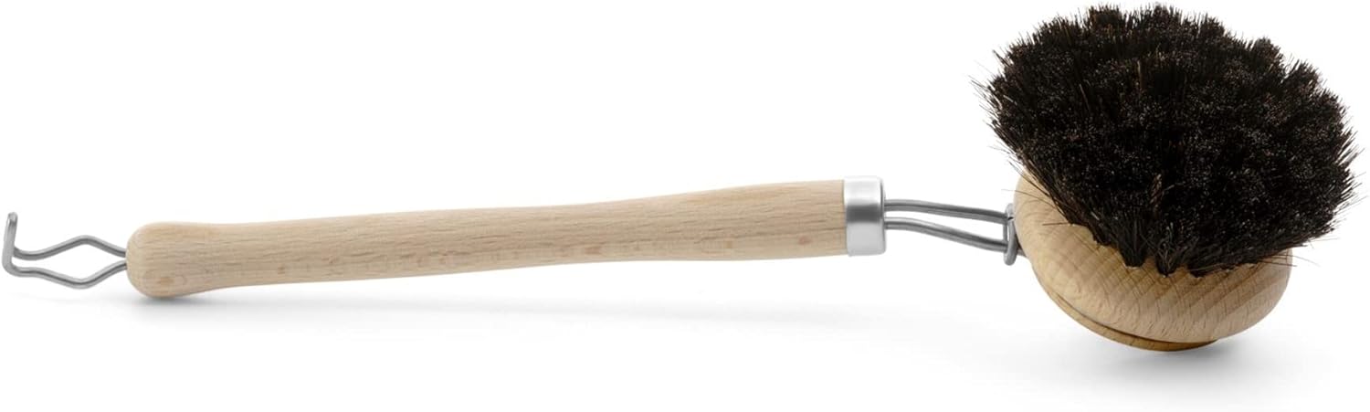 Sp&uuml;lb&uuml;rste I Rosshaar I Holz I gro&szlig; I Abwaschb&uuml;rste K&uuml;chenb&uuml;rste Geschirr B&uuml;rste Scheuerb&uuml;rste Putzb&uuml;rste B&uuml;rste K&uuml;che Dish Brush Plastikfrei K&uuml;che 