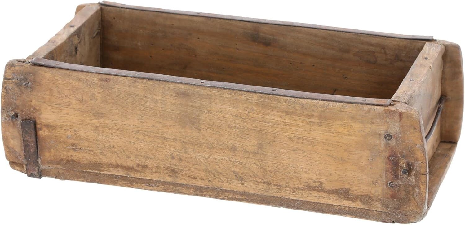 Holzkiste Vintage 30 x 15 x 10 cm Alte Ziegelform Holz EIN KAMMER Allzweckkiste aus recyceltem Altholz Jede Form EIN Unikat - Geschenkkiste