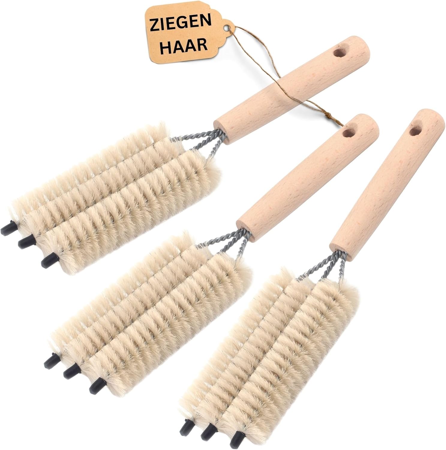 Novaliv 3X Heizk&ouml;rperb&uuml;rste Rippenheizk&ouml;rper Heizungsb&uuml;rste Heizk&ouml;rper Reinigungsb&uuml;rste 25x8x3cm IDEAL als Heizung Reinigungsb&uuml;rste Rippen 3-Fach Gabel Heizk&ouml;rper-Staubwedel dustoff 