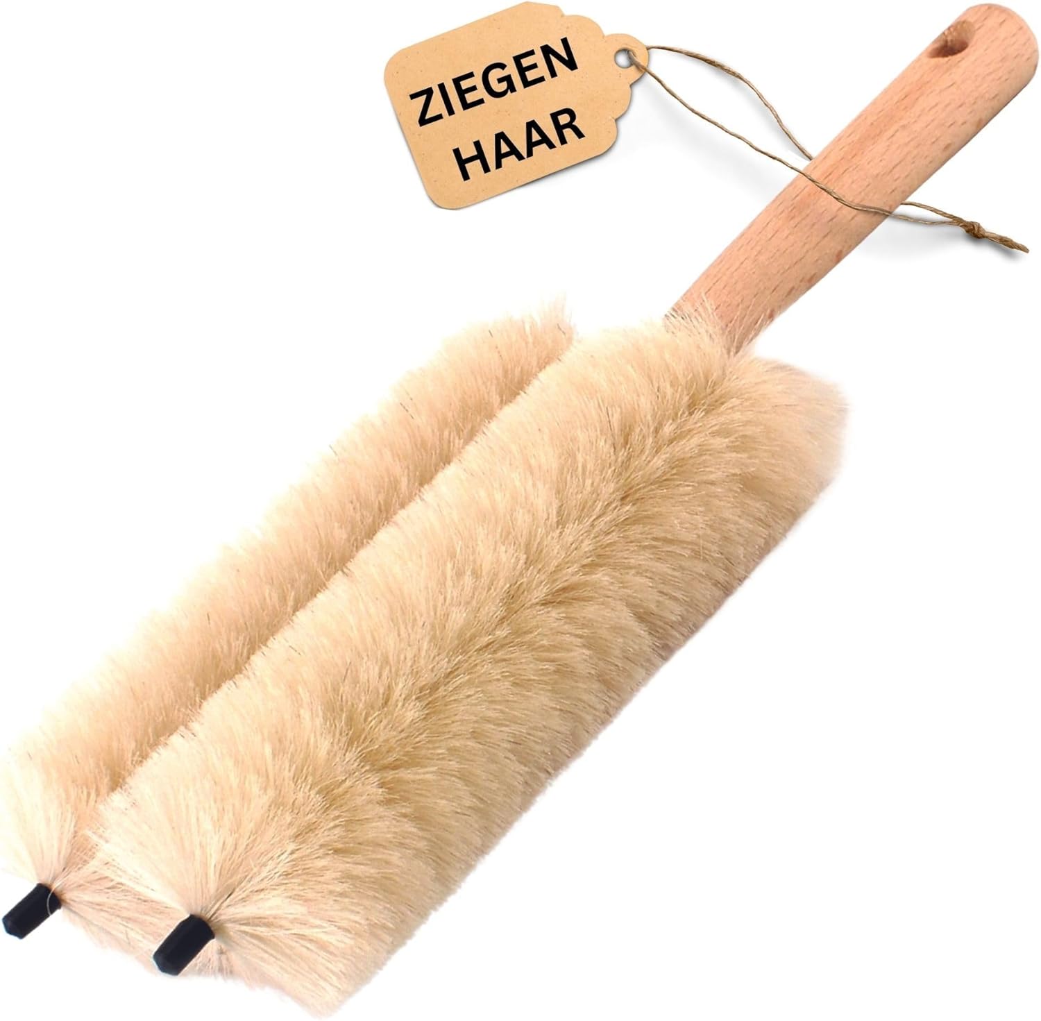 Novaliv Jalousienb&uuml;rste Jalousien Rolladenb&uuml;rste Rollo Reinigungsb&uuml;rste 29x8x5cm IDEAL auch als Heizung Reinigungsb&uuml;rste 2-Fach Gabel Jalousien-Staubwedel dustoff Rollladen reinigen 