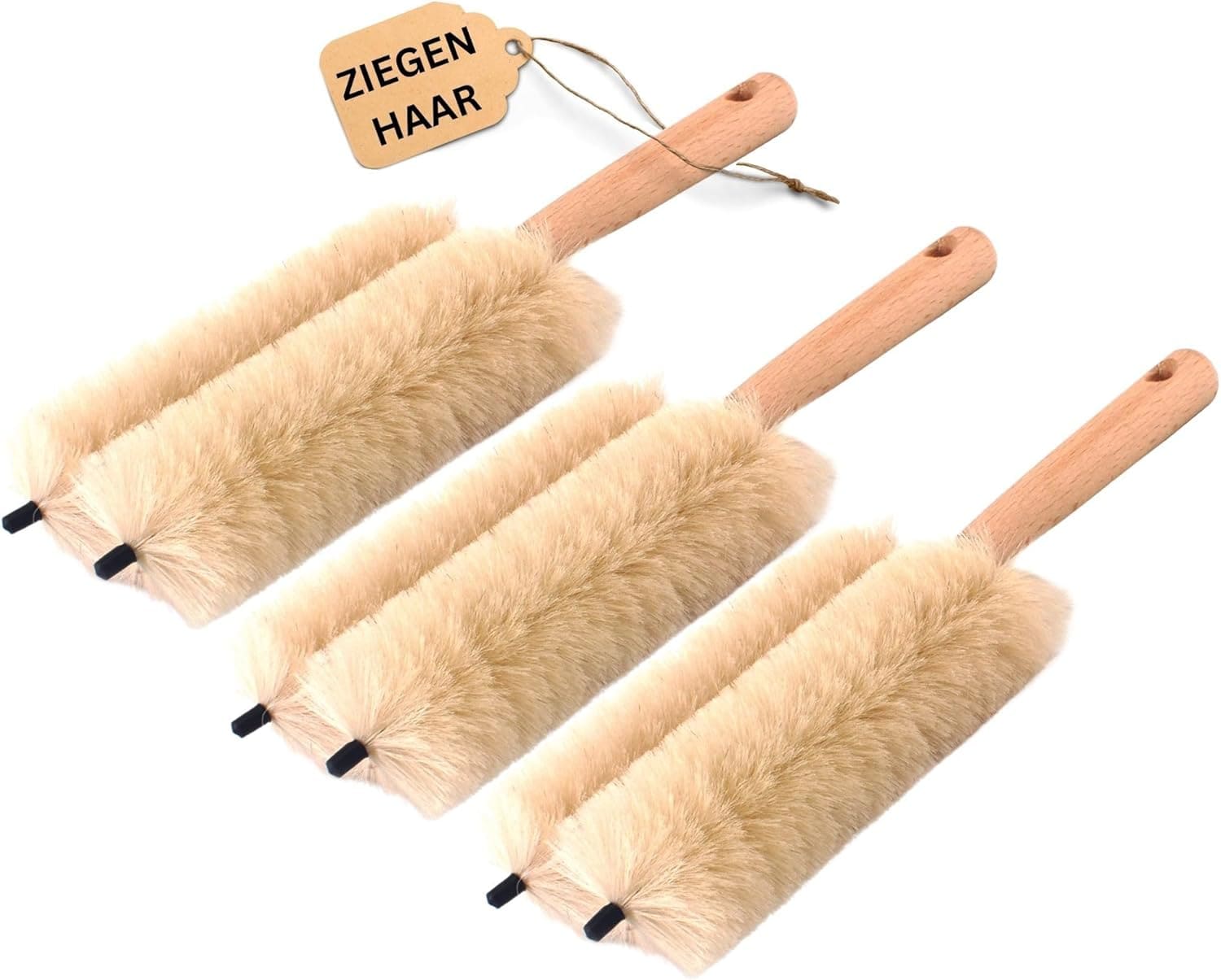 Novaliv 3X Jalousienb&uuml;rste Jalousien Rolladenb&uuml;rste Rollo Reinigungsb&uuml;rste 29x8x5cm IDEAL auch als Heizung Reinigungsb&uuml;rste 2-Fach Gabel Jalousien-Staubwedel dustoff Rollladen reinigen 
