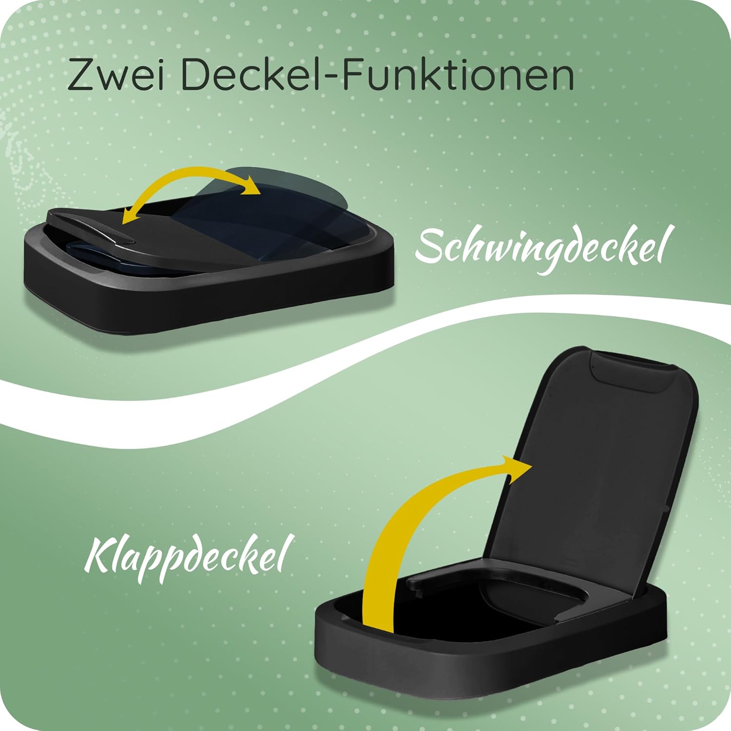 Novaliv 3 Stück Müllsackständer mit Deckel für 70L-120L Müllsäcke, extra Robust & Fester Stand Outdoor geeignet, gelber Sack Müllständer Gelbersack-Halter Müll Abfall Ständer Mülltonne bei Marktkauf online bestellen