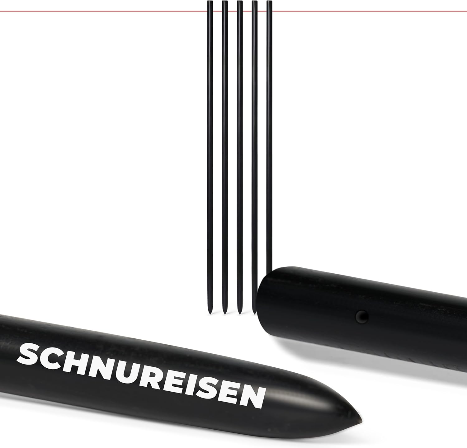 Novatool Sparset 20x Schnureisen &Oslash;16 x 800mm , Schnurn&auml;gel Schnurnagel Erdn&auml;gel f&uuml;r Richtschnur , Richtschnurhalter Erdnagel Eisenstange Pflasternagel Erdungsstange Stab Rankhilfe Nivellierstaange 