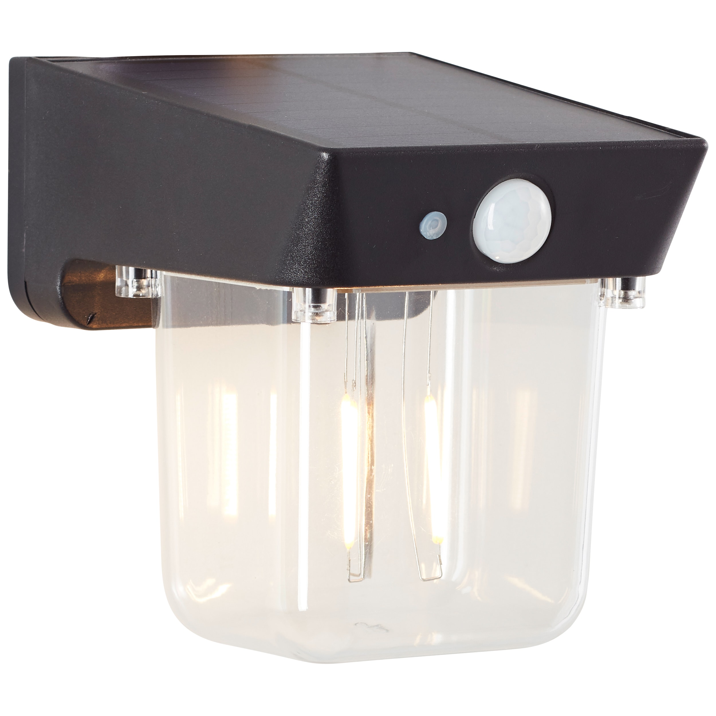 Brilliant LED Wandleuchte Parson G40435/06 Au&szlig;enbereich Kunststoff Outdoor Wand schwarz - LED fest integriert 