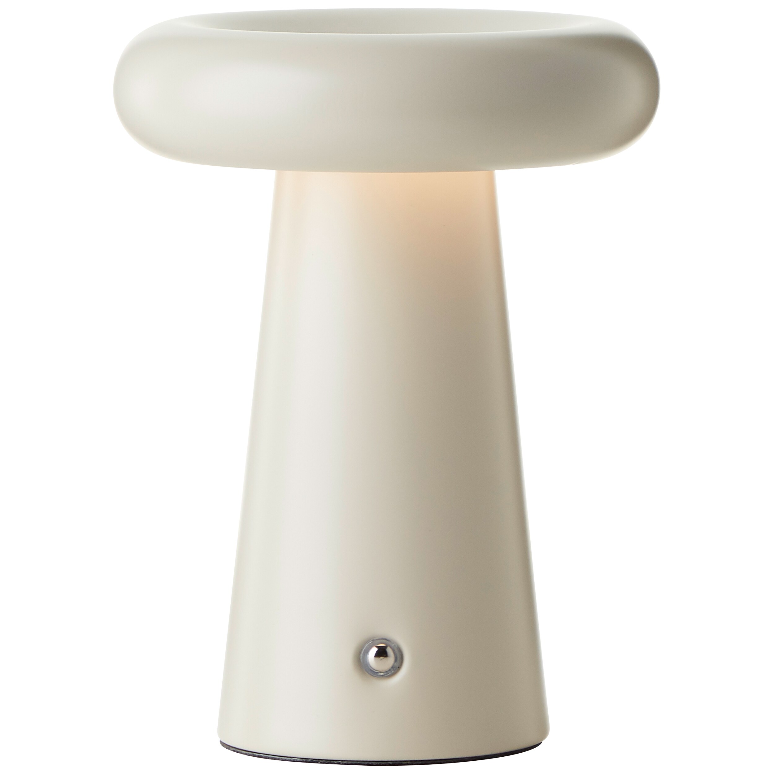 Brilliant LED Tischleuchte Muffin G40895/09 Au&szlig;enbereich, Wohnzimmer, Badezimmer, Schlafzimmer Metall Outdoor, Indoor beige - LED fest integriert 