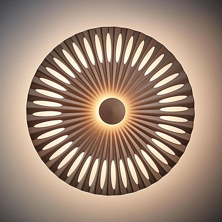 BRILLIANT Lampe Phinx LED Wandleuchte 32cm braun/Kaffee | 1x 12W LED  integriert, (1282lm, 3000K) | Dekoratives Backlight an Wand oder Decke bei  Marktkauf online bestellen