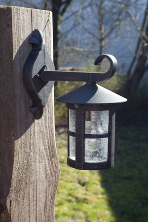 BRILLIANT Lampe Jordy Außenwandleuchte hängend schwarz-rost-braun/gewischt  | 1x A60, E27, 60W, geeignet für Normallampen (nicht enthalten) |  IP-Schutzart: 44 - spritzwassergeschützt bei Marktkauf online bestellen