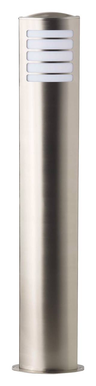 BRILLIANT Lampe Todd Au&szlig;enstandleuchte edelstahl | 1x A60, E27, 20W, geeignet f&uuml;r Normallampen (nicht enthalten) | IP-Schutzart: 44 - spritzwassergesch&uuml;tzt 