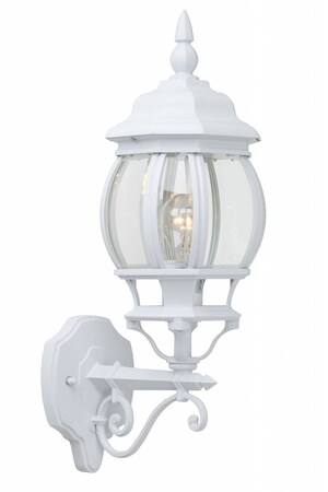 BRILLIANT Lampe Istria Außenwandleuchte stehend weiß | 1x A60, E27, 60W,  geeignet für Normallampen (nicht enthalten) | IP-Schutzart: 23 -  regengeschützt bei Marktkauf online bestellen
