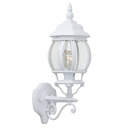BRILLIANT Lampe Istria Außenwandleuchte stehend weiß | 1x A60, E27, 60W,  geeignet für Normallampen (nicht enthalten) | IP-Schutzart: 23 -  regengeschützt bei Marktkauf online bestellen