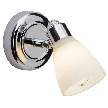 BRILLIANT Lampe - | Marktkauf bei G9, spritzwassergeschützt Wandspot (nicht geeignet enthalten) Stiftsockellampen IP-Schutzart: 28W, 44 chrom/weiß QT14, 1x Kensington für bestellen online 