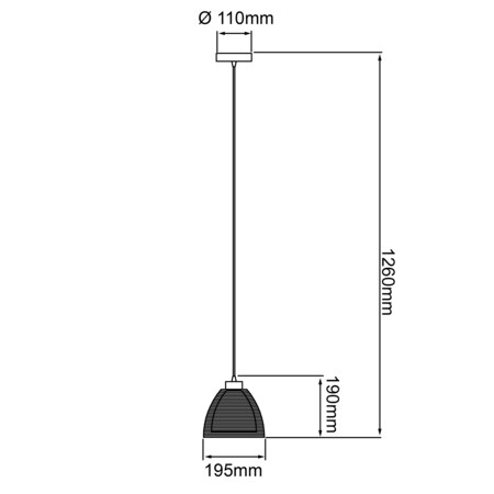 BRILLIANT Lampe Relax Pendelleuchte 20cm In online einstellbar Marktkauf Höhe (nicht für enthalten) E27, kürzbar 60W, | Kabel A60, der bestellen geeignet | / 1x bei Normallampen chrom/weiß