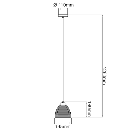 BRILLIANT Lampe Relax Pendelleuchte 20cm chrom/weiß | 1x A60, E27, 60W,  geeignet für Normallampen (nicht enthalten) | In der Höhe einstellbar /  Kabel kürzbar bei Marktkauf online bestellen