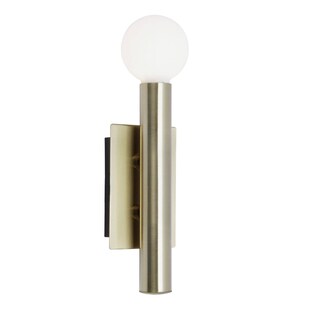 BRILLIANT Lampe Lucky Wandleuchte messing antik | 1x QT14, G9, 18W, geeignet für Stiftsockellampen (nicht enthalten) | Für LED-Leuchtmittel geeignet 