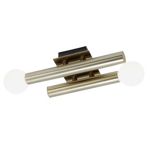 BRILLIANT Lampe Lucky Wandleuchte 2flg messing antik | 2x QT14, G9, 18W, geeignet für Stiftsockellampen (nicht enthalten) | Für LED-Leuchtmittel geeignet 