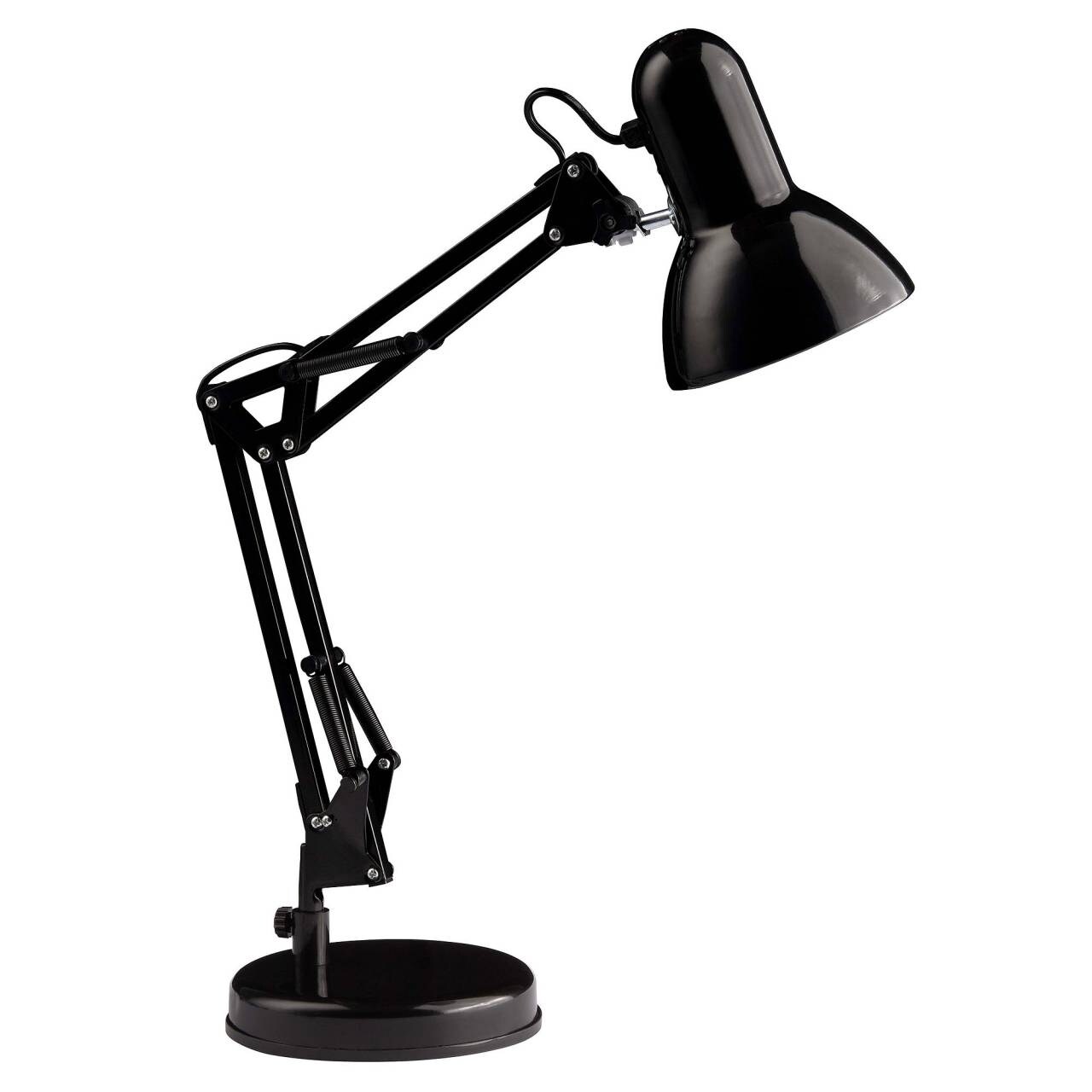 BRILLIANT Lampe Henry Tischleuchte schwarz | 1x A60, E27, 28W, geeignet f&uuml;r Normallampen (nicht enthalten) | Mit Schnurzwischenschalter 