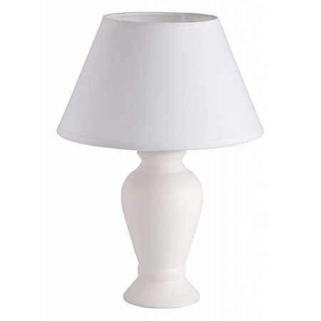 BRILLIANT Lampe Donna Tischleuchte weiß | 1x D45, E14, 40W, geeignet für  Tropfenlampen (nicht enthalten) | Mit Schnurzwischenschalter bei Marktkauf  online bestellen