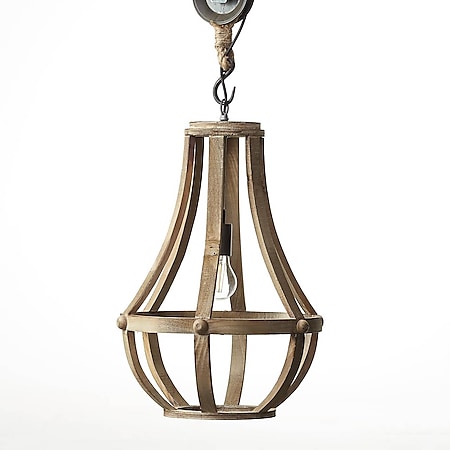 BRILLIANT Lampe Church Pendelleuchte 43cm holz hell | 1x G95, E27, 60W,  geeignet für Normallampen (nicht enthalten) | Kette ist kürzbar bei  Marktkauf online bestellen